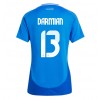 Italia Matteo Darmian #13 Hjemmedrakt Kvinner EM 2024 Kortermet